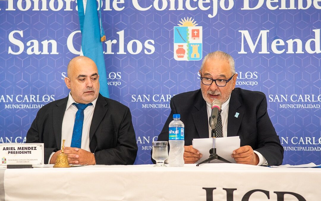Tras la apertura legislativa, San Carlos reorganizó su Secretaría de Gobierno