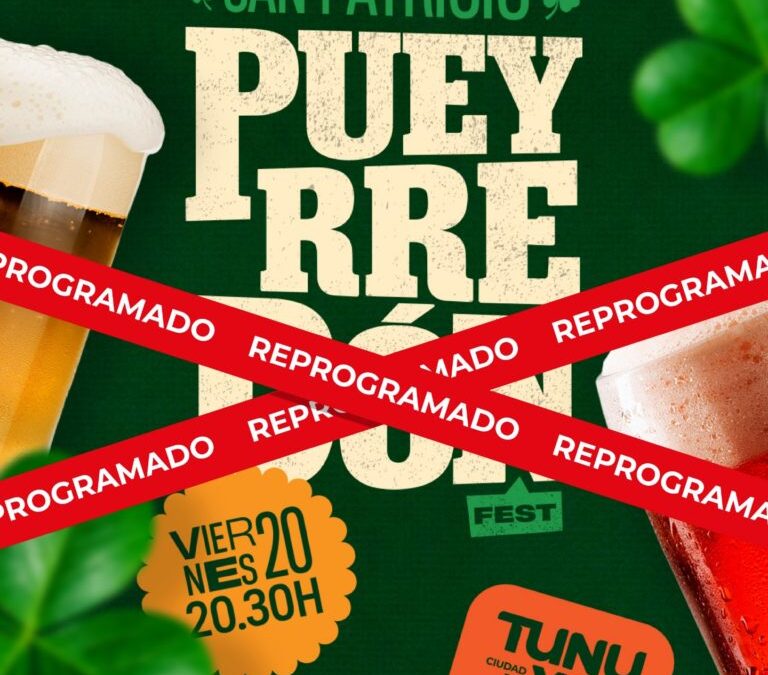 Se reprograma la primera edición del San Patricio Pueyrredón Fest