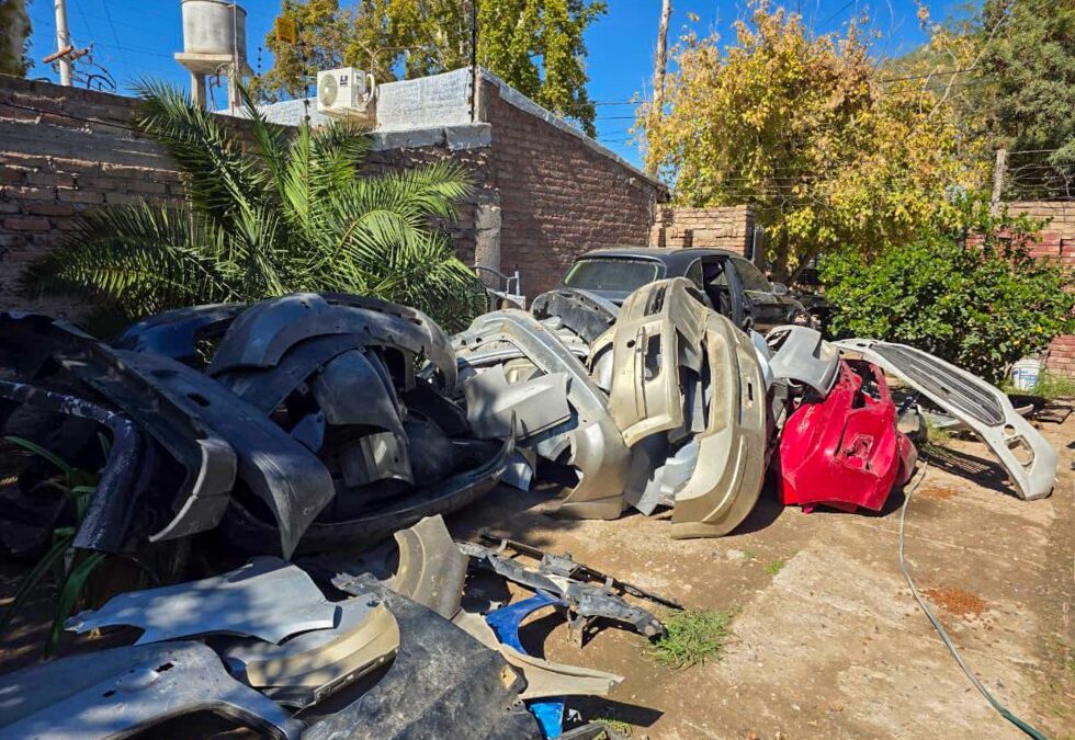 Cayó una banda por robos y entraderas: 28 allanamientos, 18 detenidos y más de 100 autopartes secuestradas