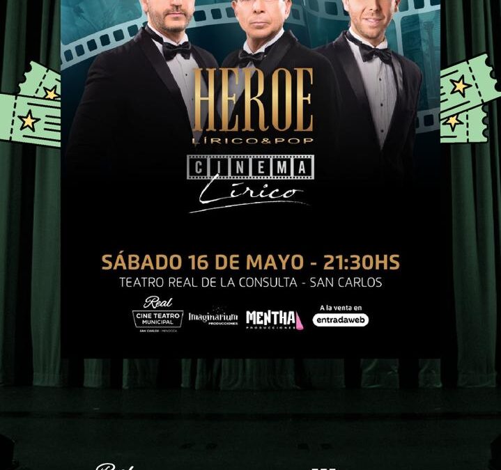Héroe: Lírico & Pop – Cinema Lírico aterriza en el Teatro Real de La Consulta