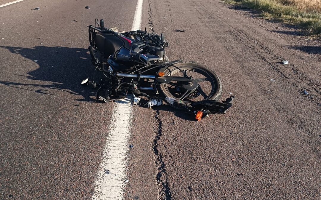 Un motociclista perdió la vida en un trágico accidente