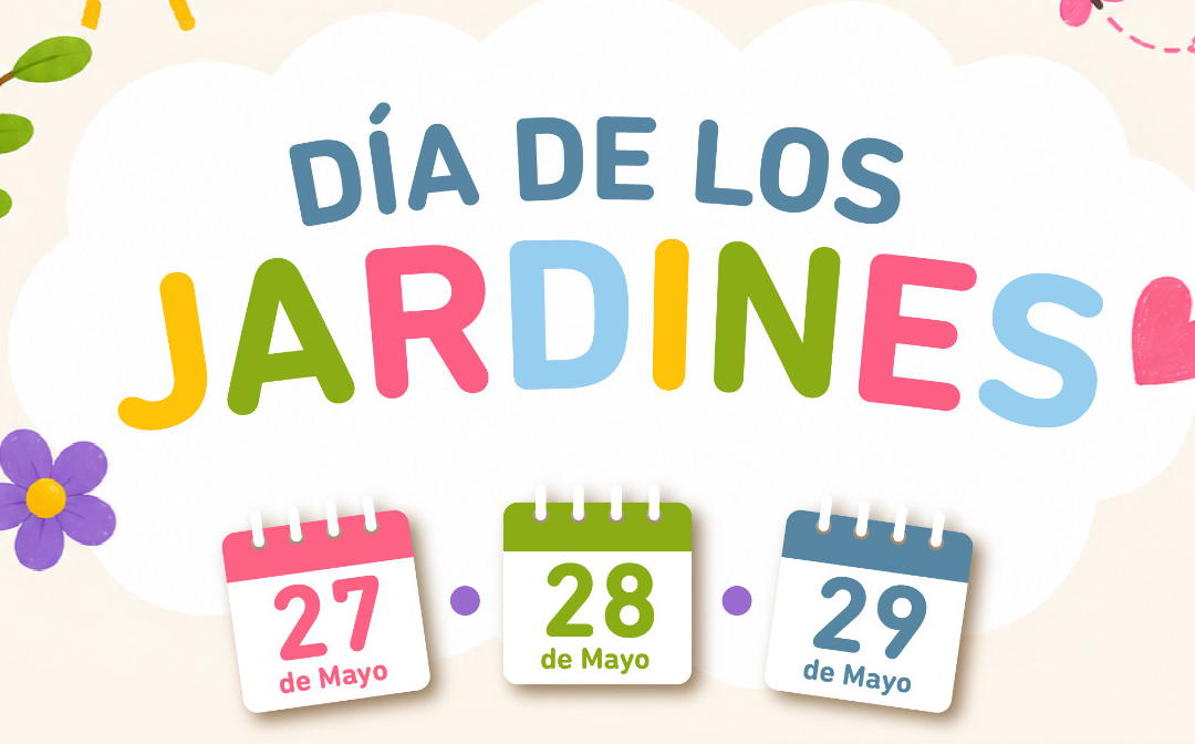 Miles de niños y niñas son los invitados para celebrar el Día de los Jardines y las Maestras jardineras