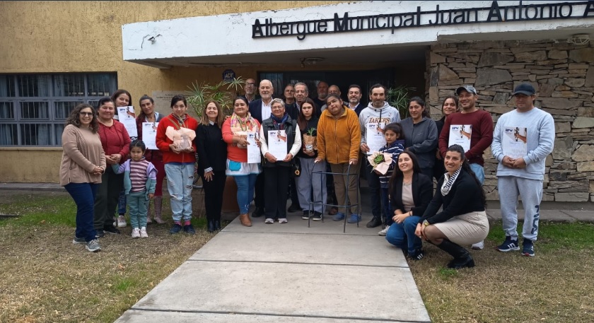 San Carlos: entregaron nueve soluciones habitacionales del programa «Mejor Mi Casa»