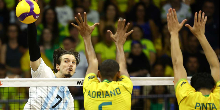 Argentina cayó 3-2 ante Brasil por la última fecha del Week 1