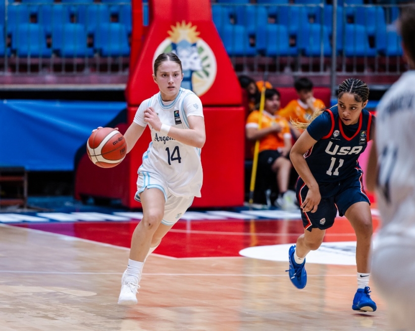 La U18 Femenina cayó ante Estados Unidos en su estreno en la AmeriCup