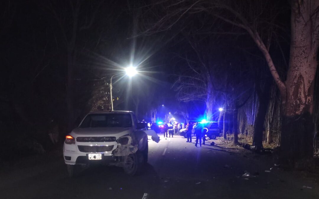 Tragedia en Tunuyán: una joven pierde la vida tras un accidente entre una camioneta y una moto