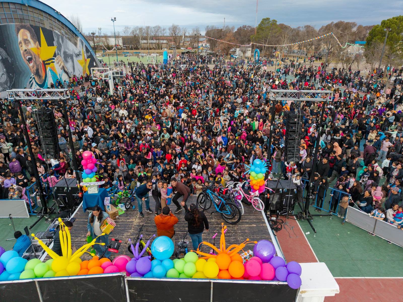 Tunuyán celebró a los más pequeños con juegos, música y actividades para toda la familia