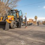 San Carlos: Morillas presentó las nuevas retroexcavadoras municipales