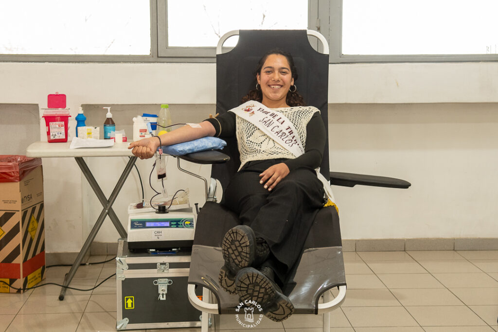 San Carlos solidario: vecinos respondieron masivamente a la jornada de donación de sangre y médula ósea
