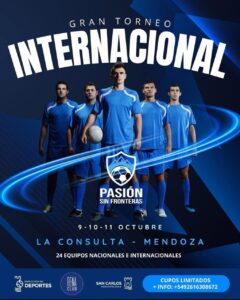 San Carlos recibirá la Copa Pasión Sin Fronteras, un torneo nacional e internacional de Fútbol 7