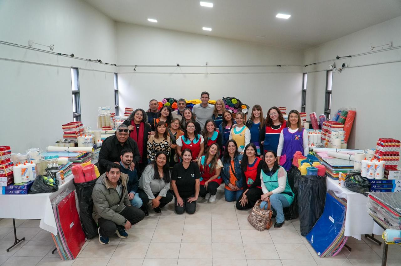 Los jardines maternales de Tunuyán recibieron nuevos materiales para fortalecer las primeras infancias