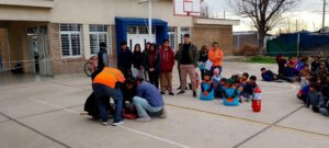 San Carlos: capacitan a estudiantes en seguridad vial y contingencias sísmicas junto a Defensa Civil