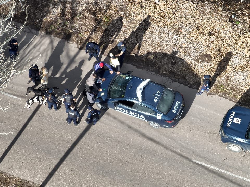 Drones policiales permitieron localizar y detener a cuatro personas tras un ataque con piedras en Tunuyán