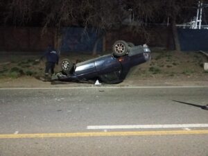 Tupungato: volcó con su auto y tenía 2,33 g/l de alcohol