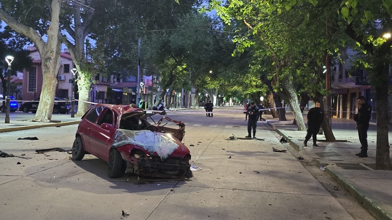 Murió un joven de 21 años al chocar contra un árbol en Ciudad