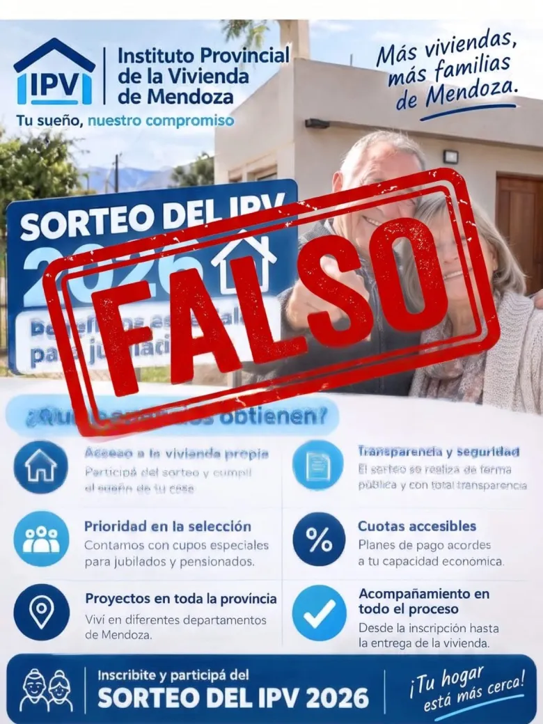 Alerta por estafas: el IPV denunció un número falso de WhatsApp que usa su nombre e imagen
